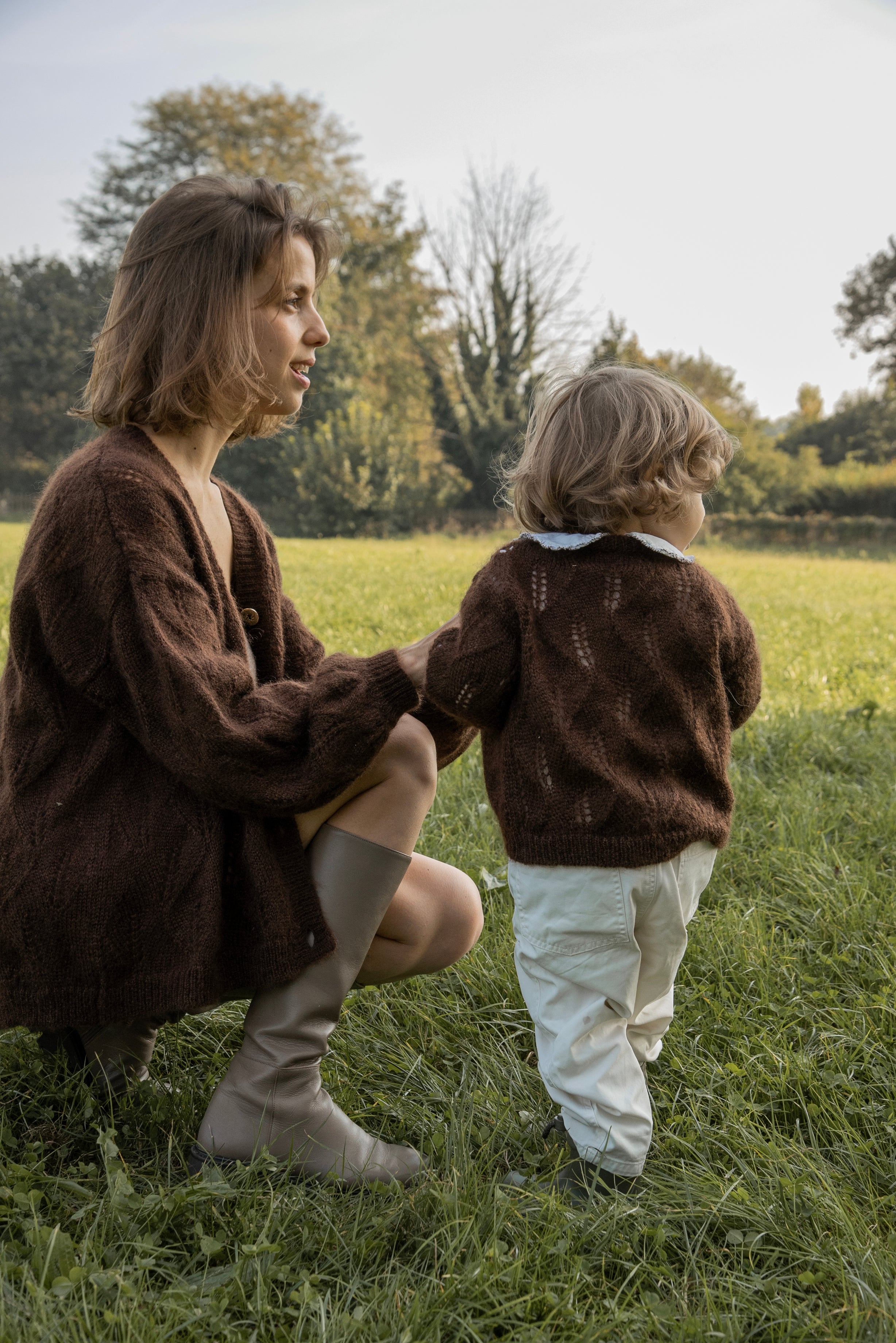 Little Camilla Cardigan | Fondente