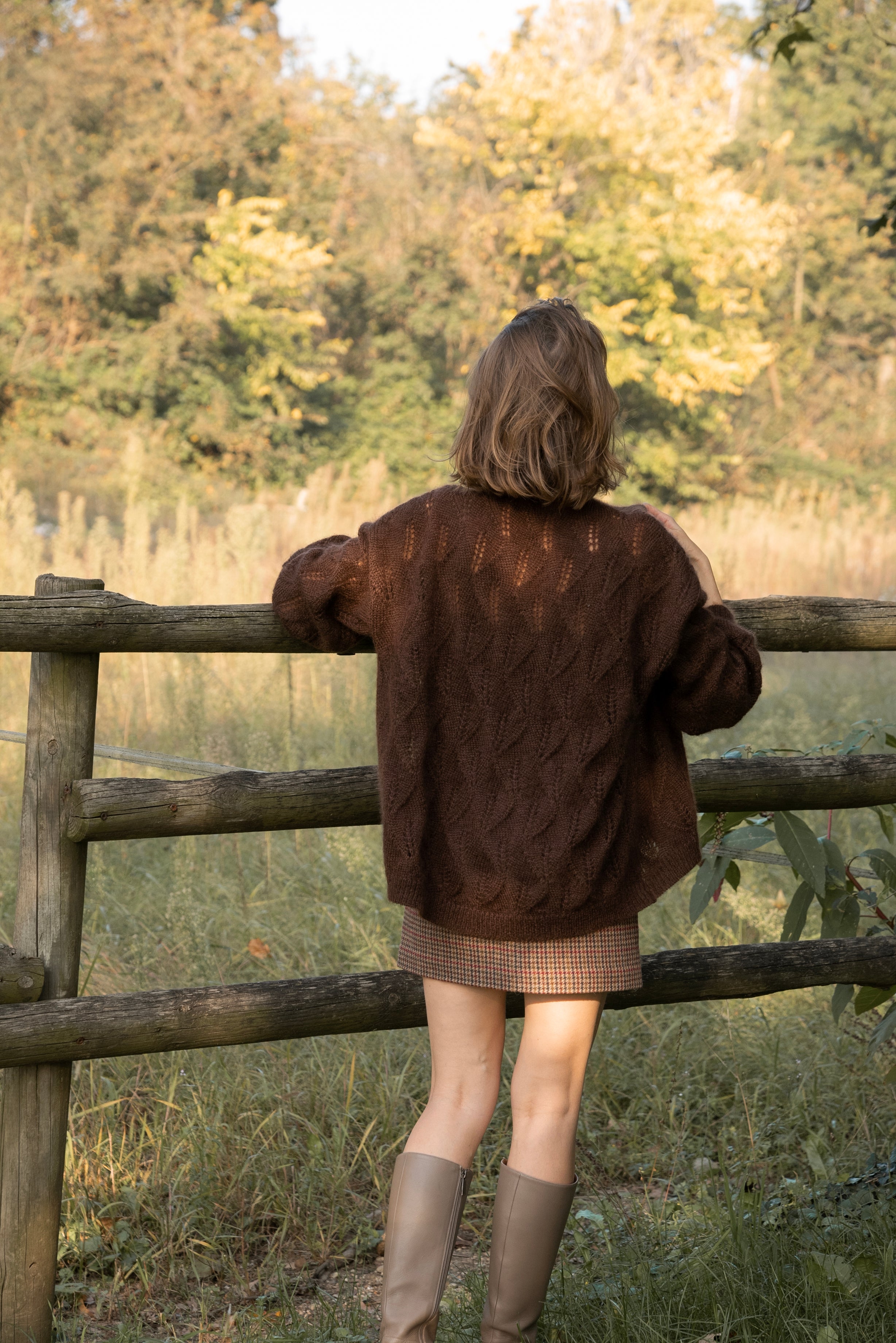 Camilla Cardigan | Fondente