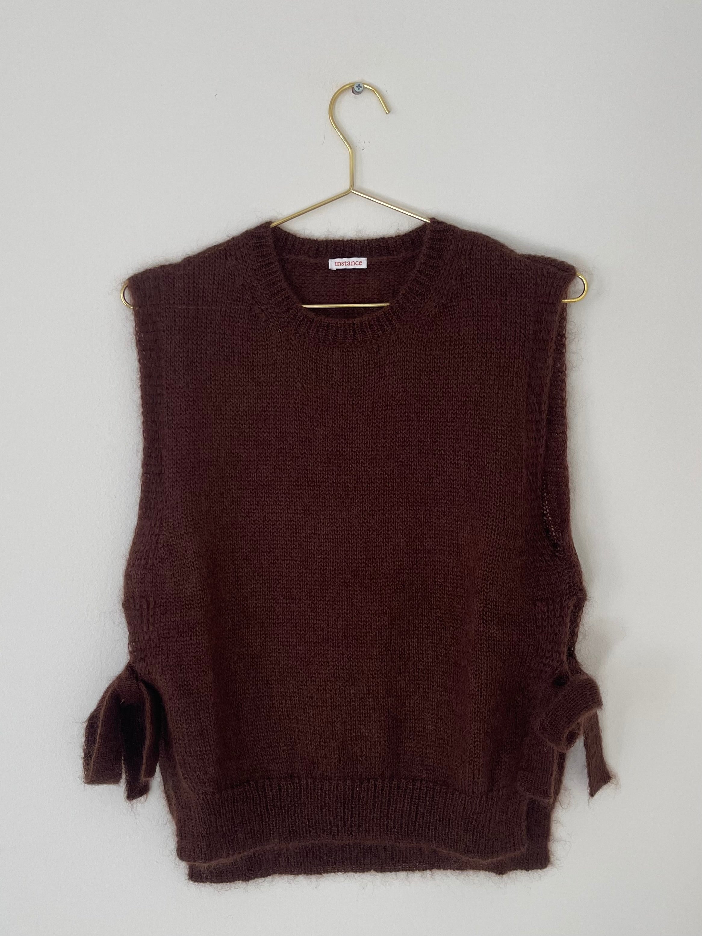 Daphne Sweater Vest | Fondente
