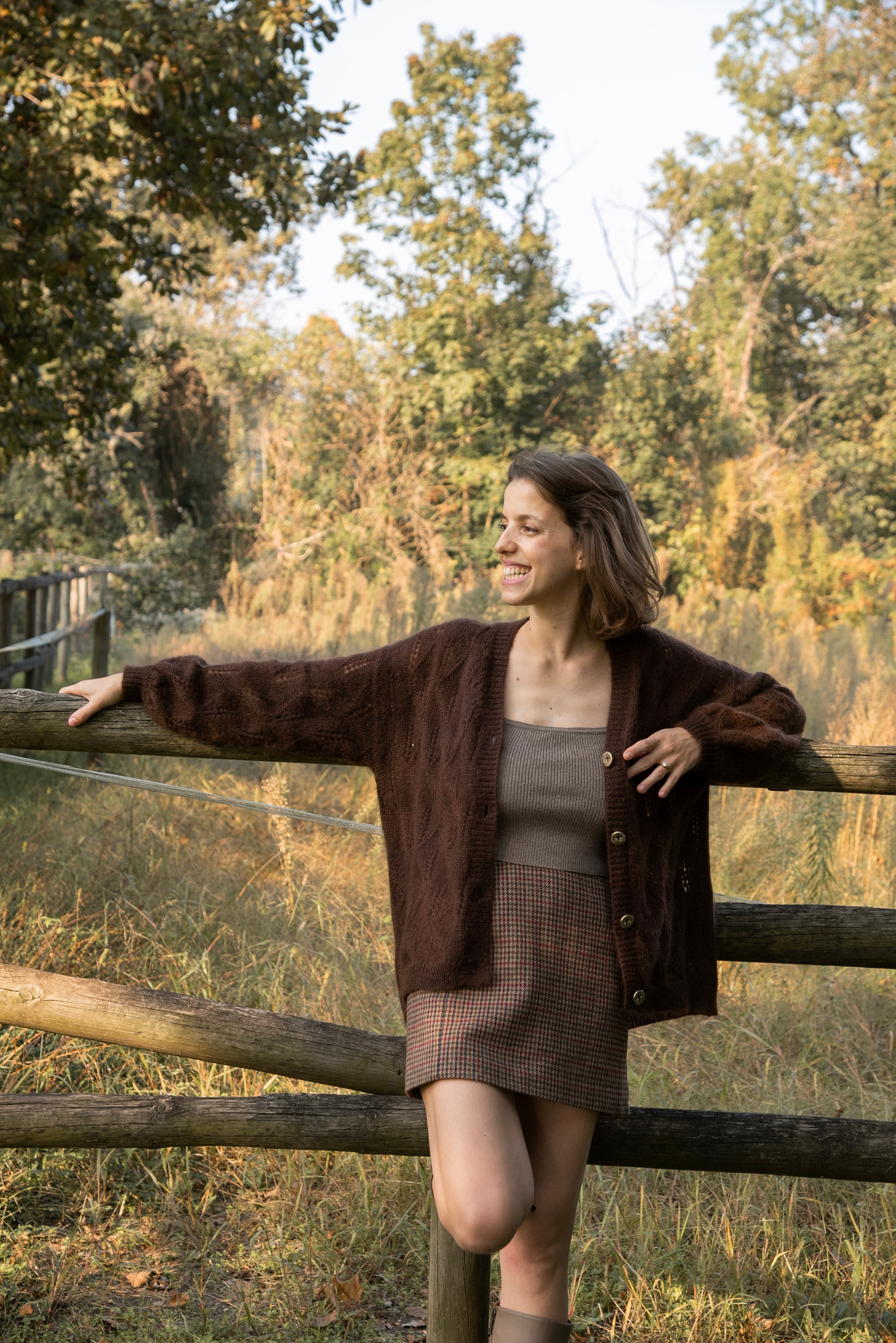 Camilla Cardigan | Fondente