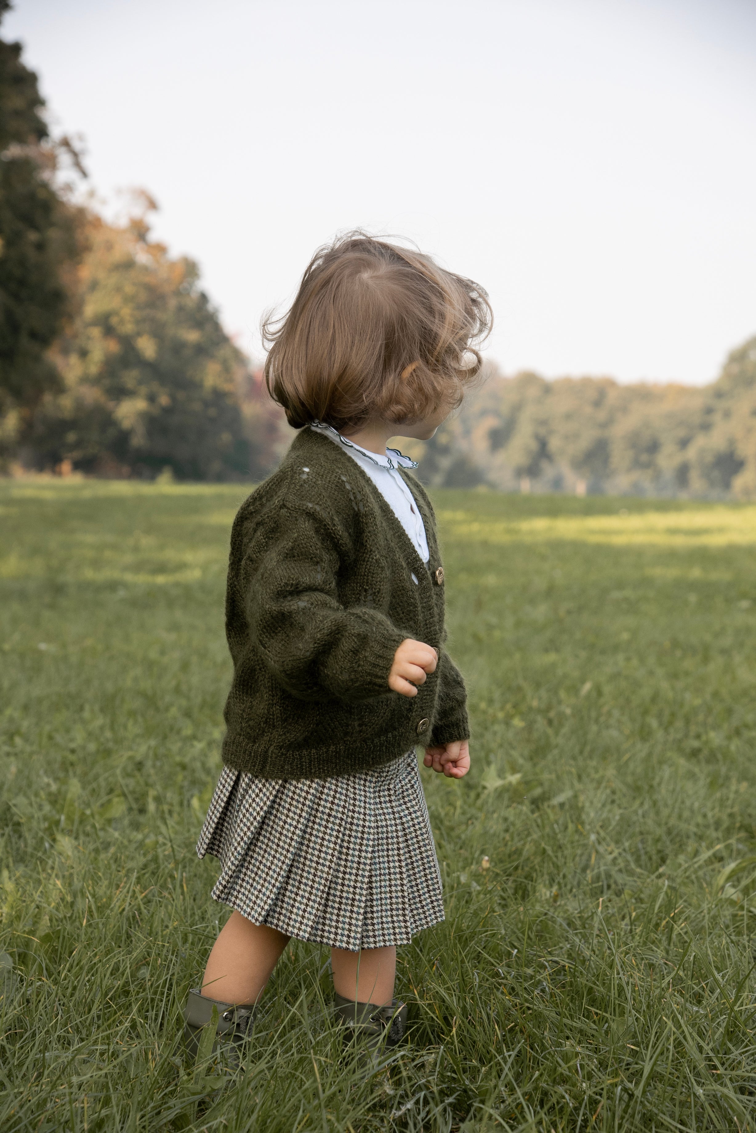 Little Camilla Cardigan | Green