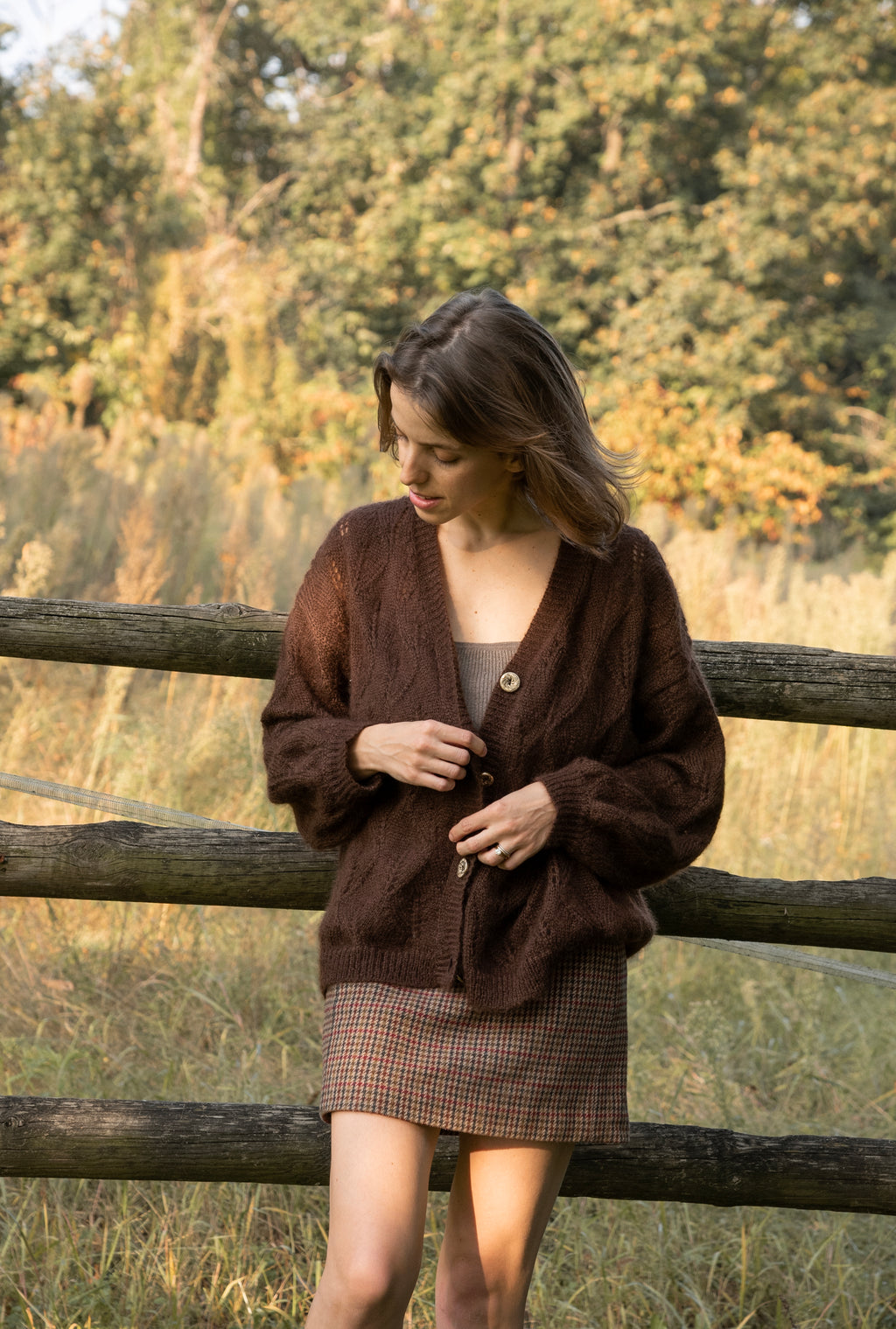 Camilla Cardigan | Fondente