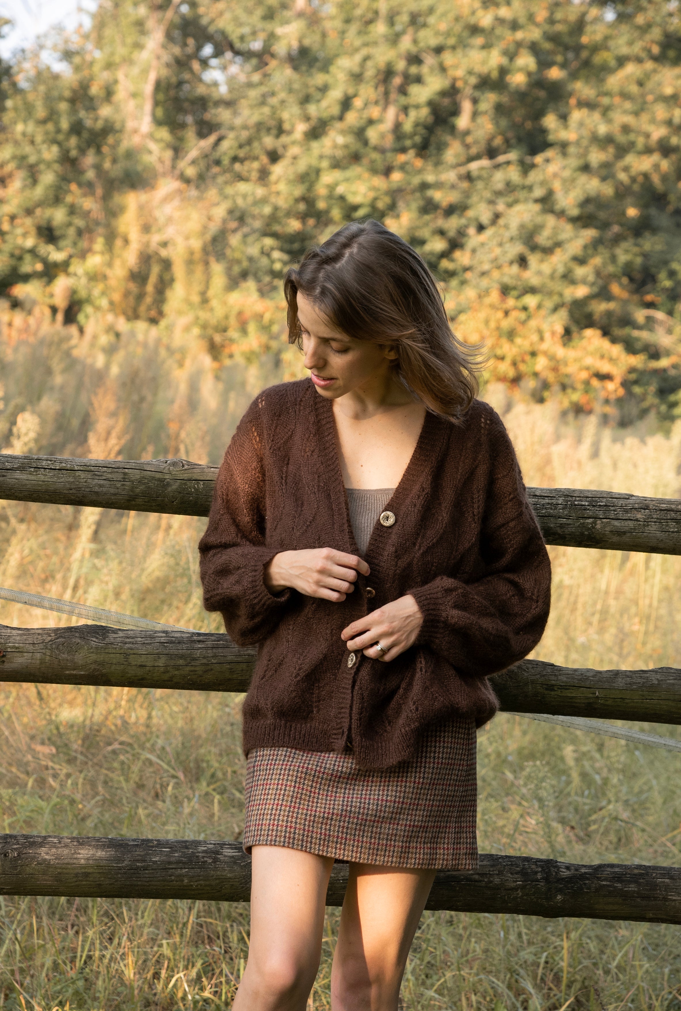 Camilla Cardigan | Fondente