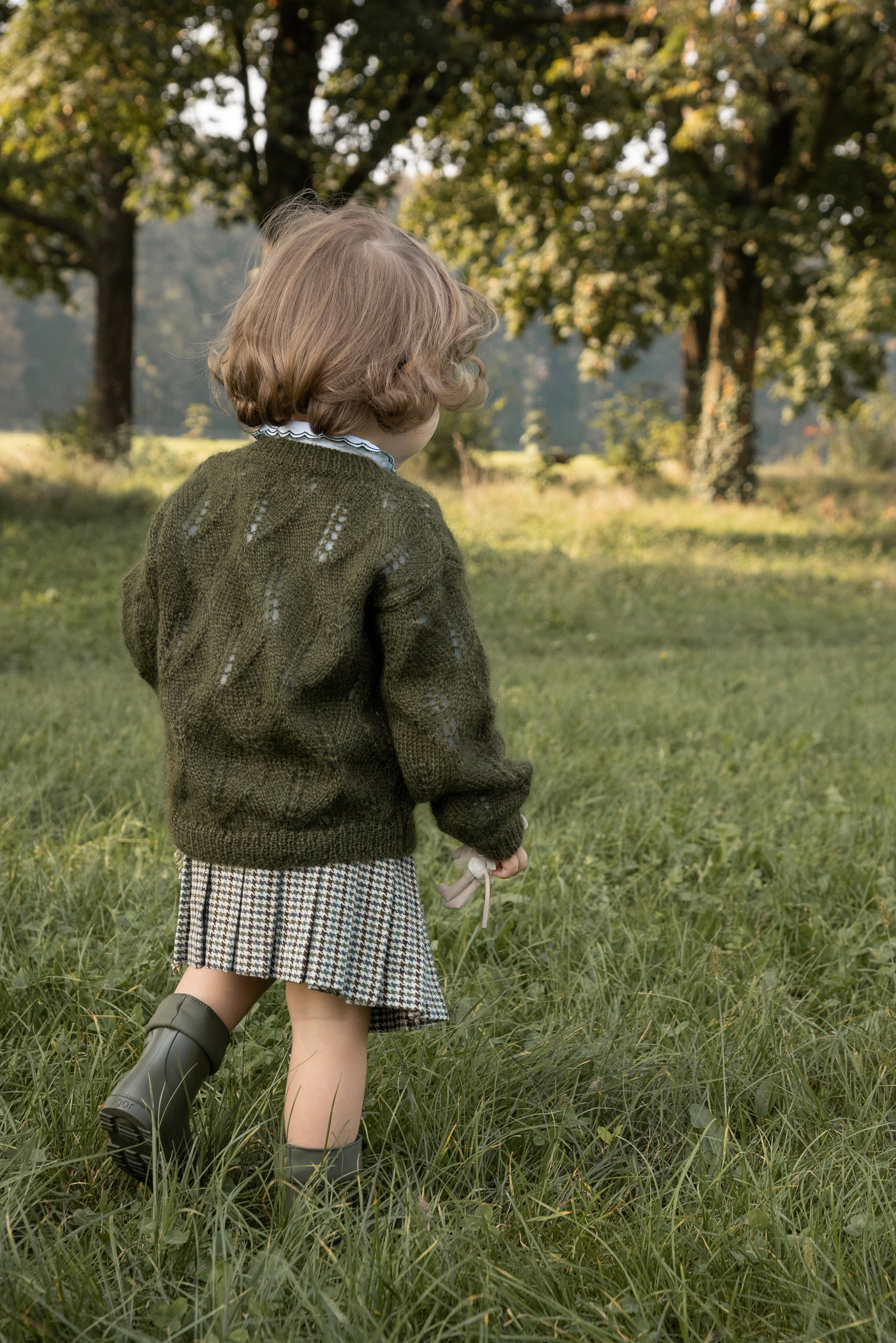 Little Camilla Cardigan | Green