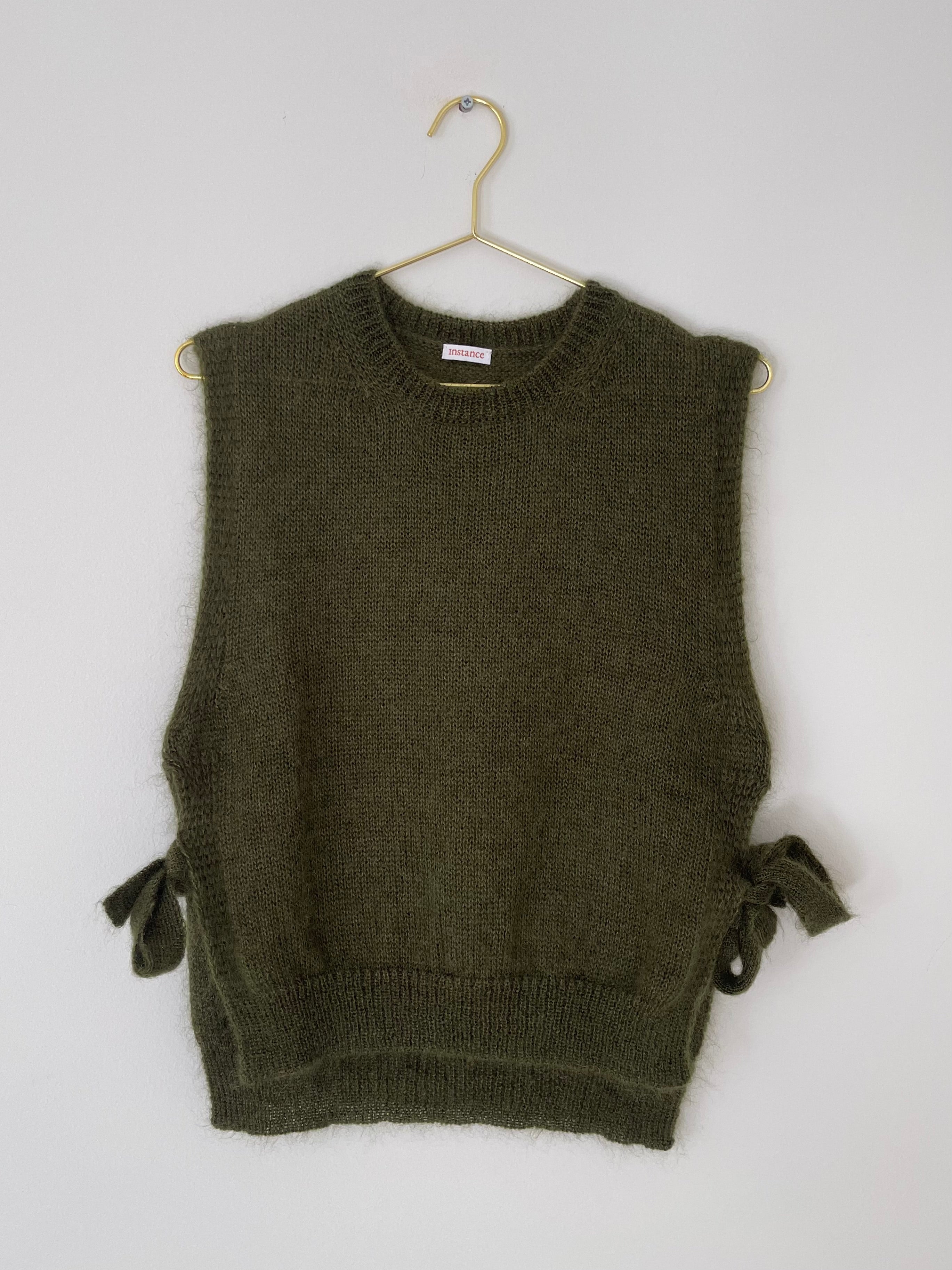 Daphne Sweater Vest | Green