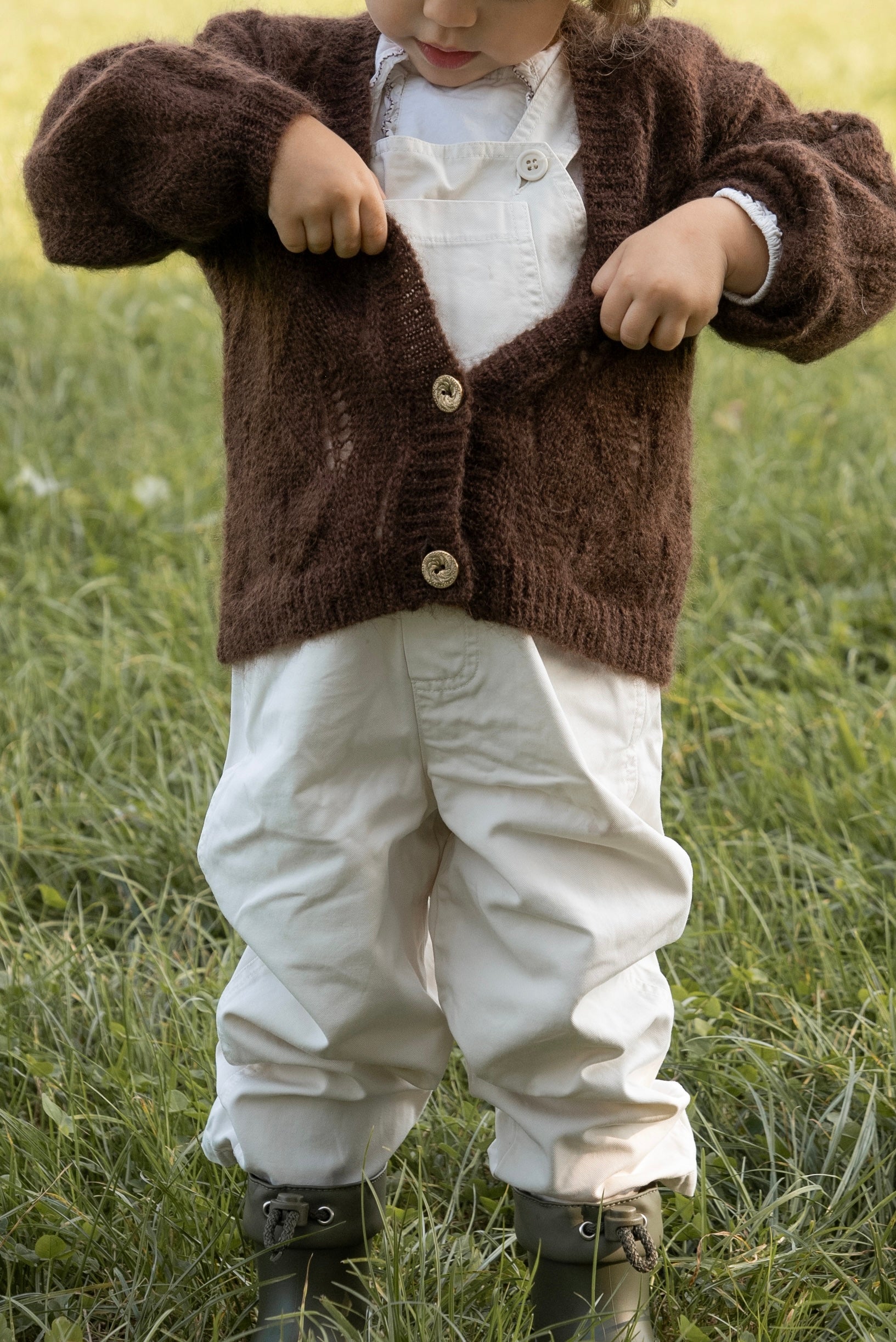 Little Camilla Cardigan | Fondente