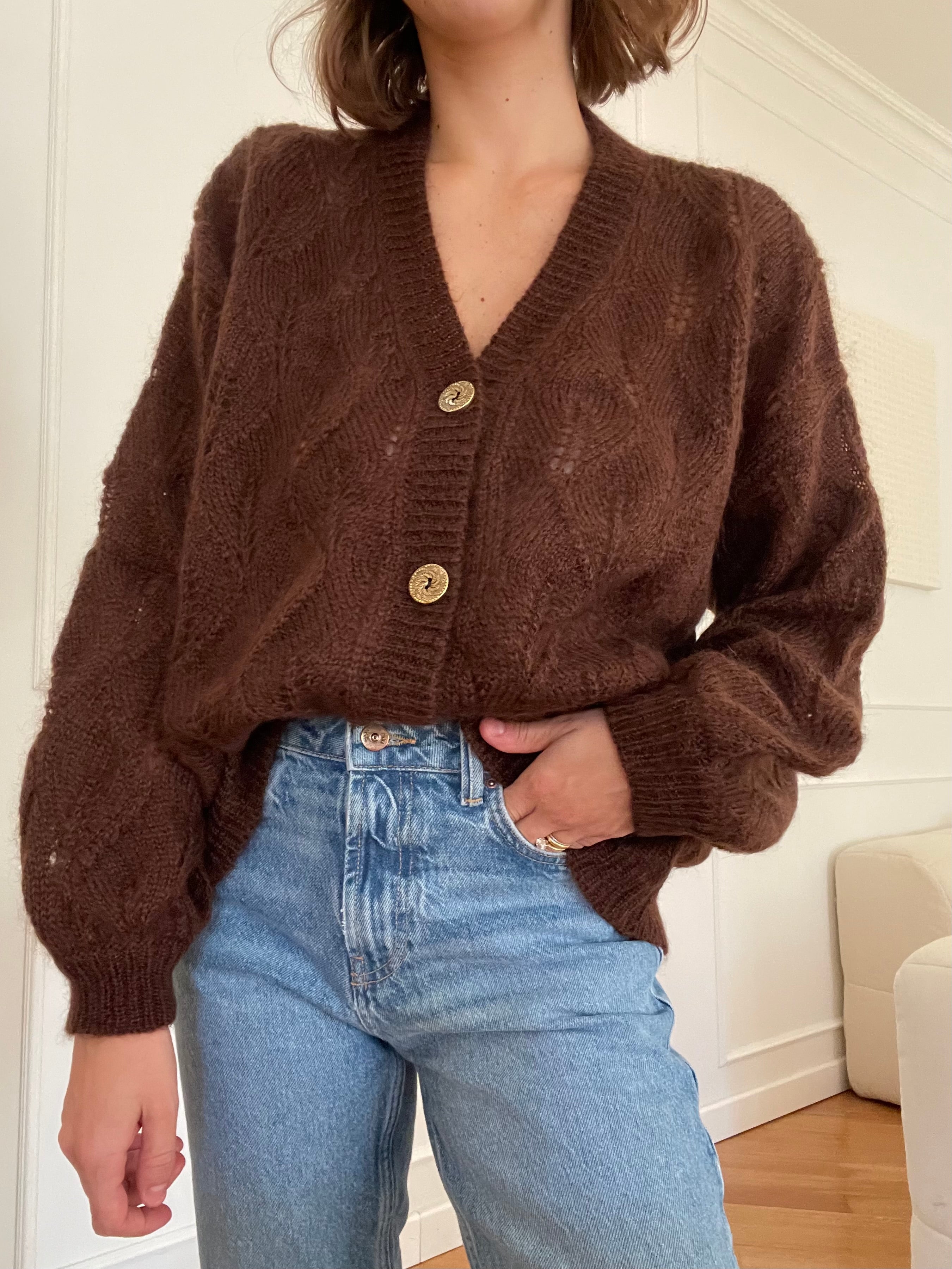 Camilla Cardigan | Fondente